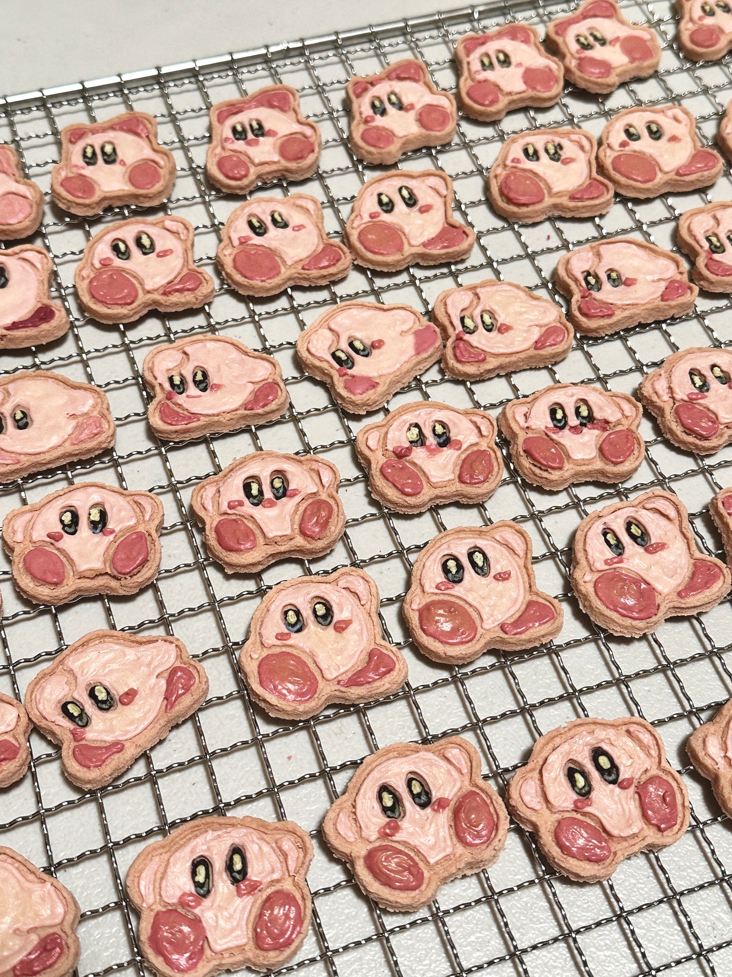 Dog Cookies | Kirby | Pink Designed Pet Treats