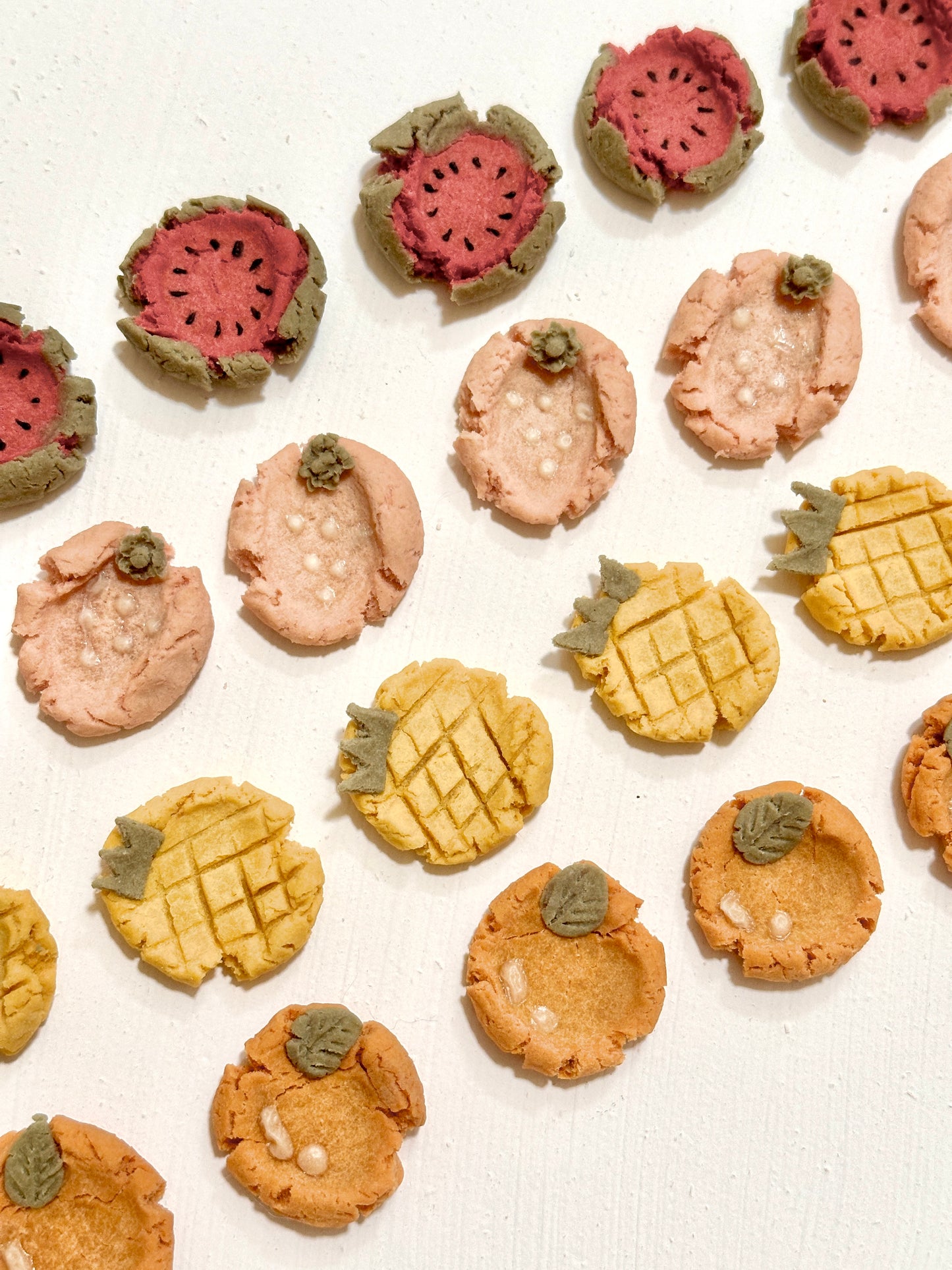 One pack of 4 Fruit cookies | Pet Cookie | Enrichment Decoration