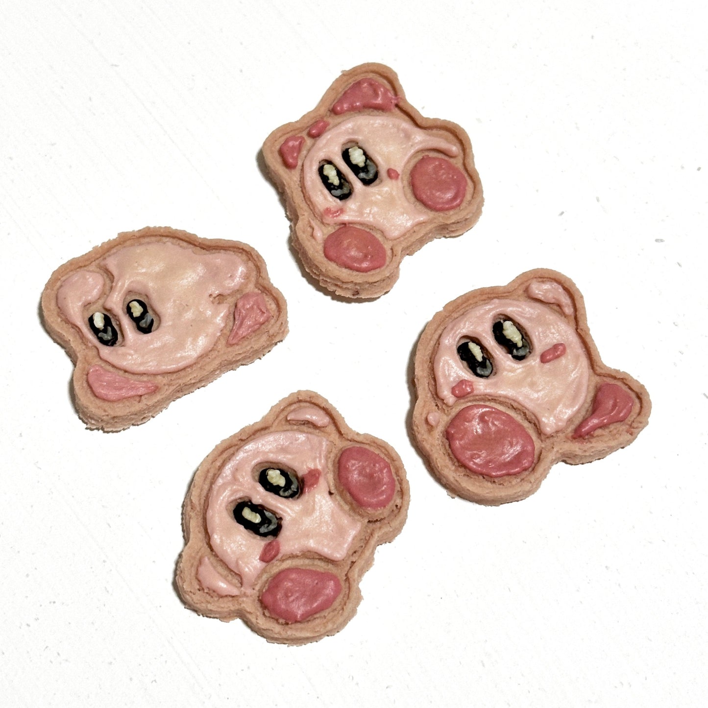 Dog Cookies | Kirby | Pink Designed Pet Treats