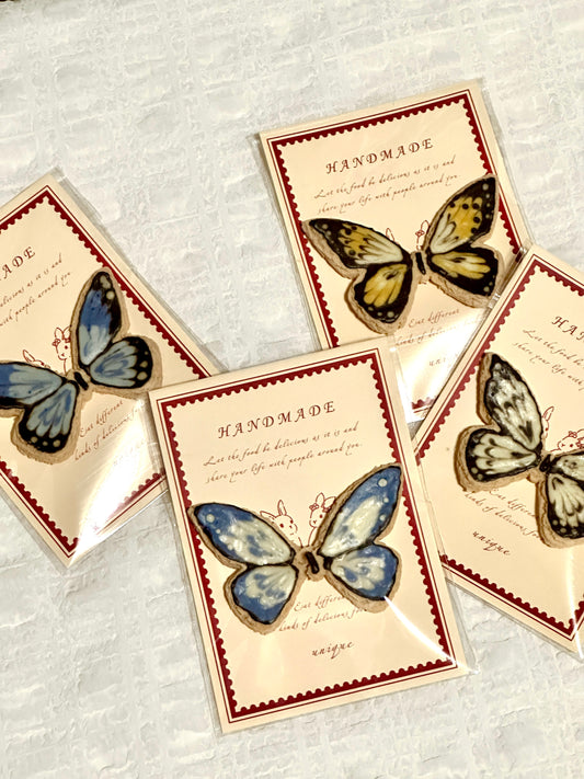 Butterflies Pet Cookies | Handmade all natural Pet Cookies